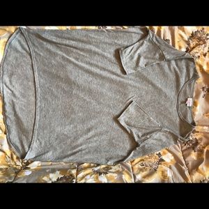 Lularoe tunic top gray small